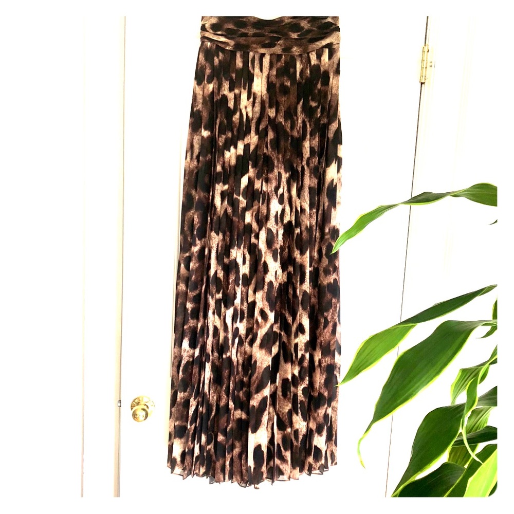 Badgley Mischka high waist leopard pant